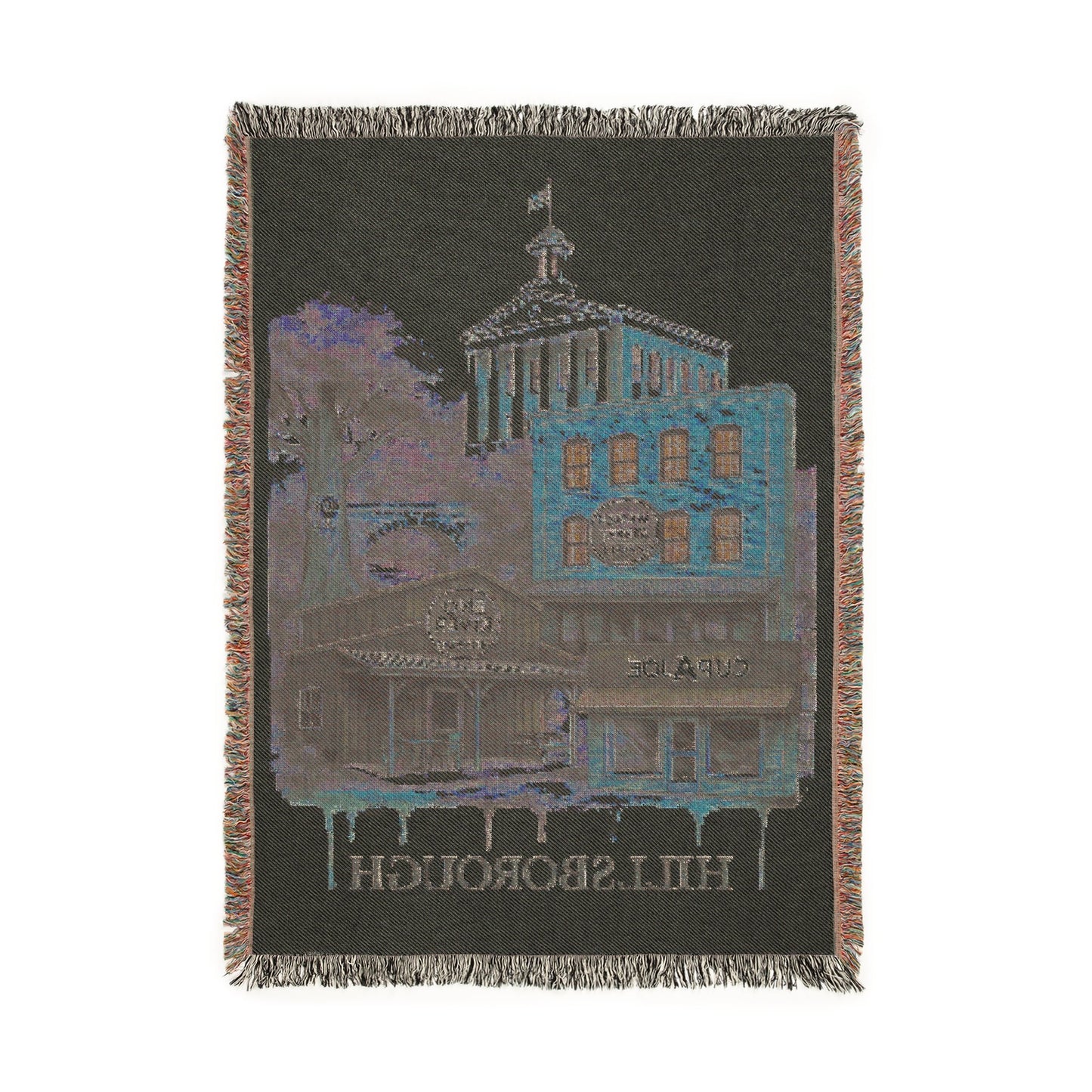 Hillsborough Landmark Woven Blanket