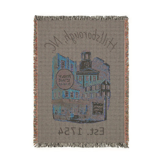 Hillsborough, NC • Woven Throw Blanket