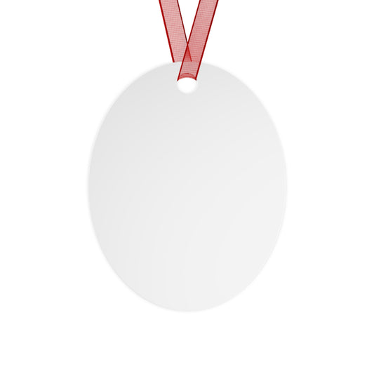 Hillsborough, NC • Oval Aluminum Holiday Ornament (Full-Color Edition)