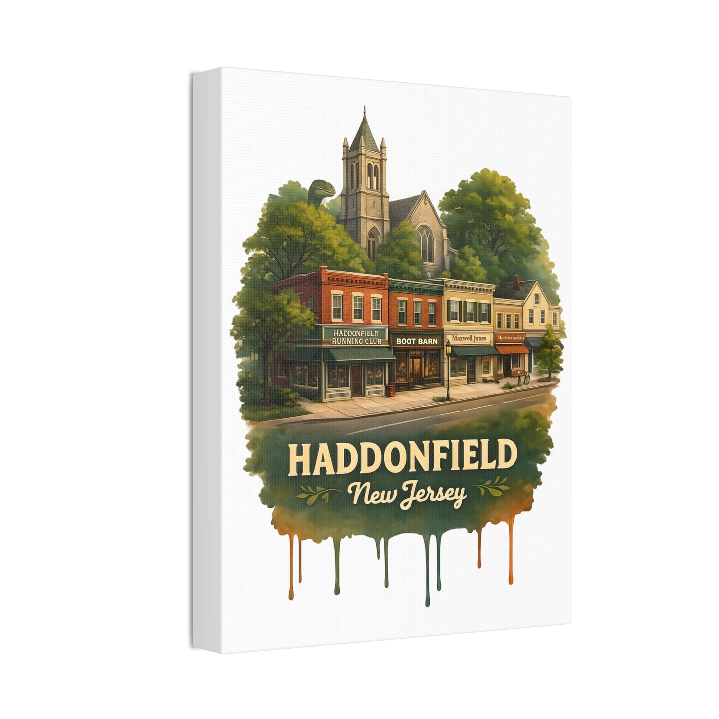 Haddonfield, NJ • Canvas Wall Art