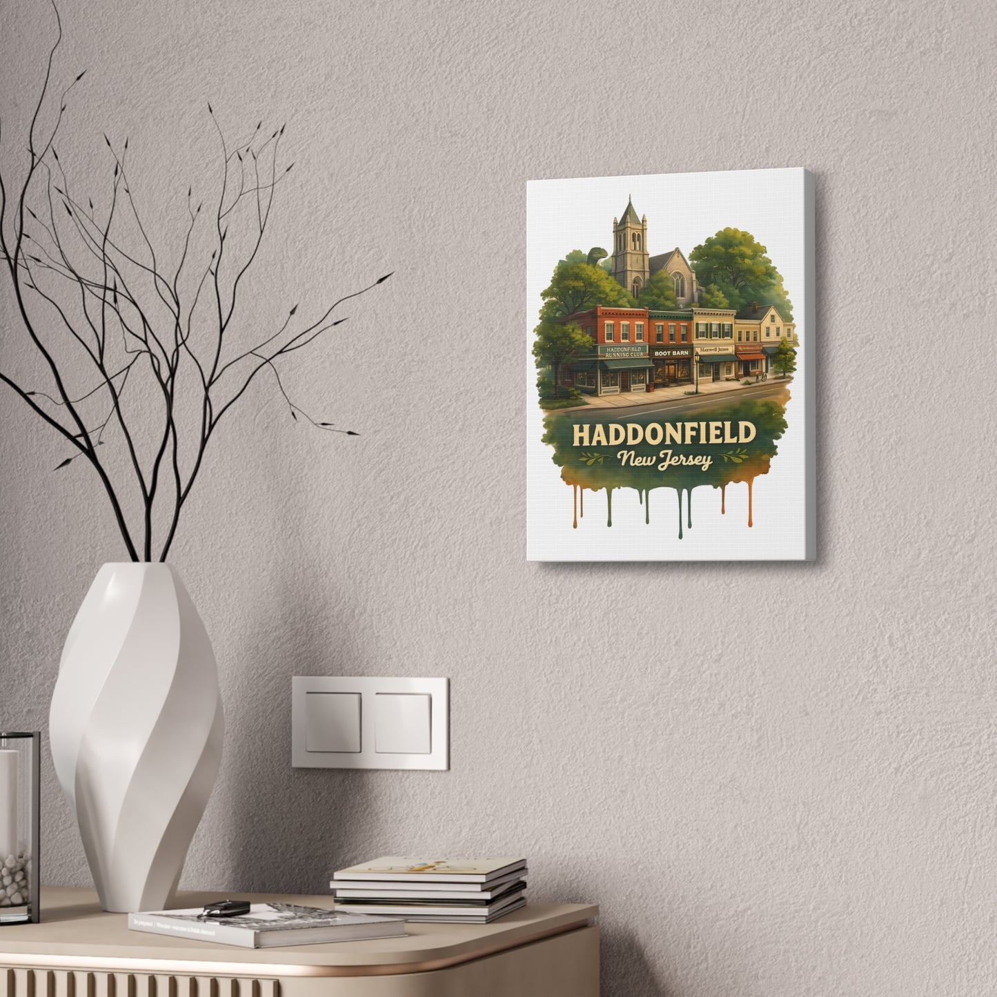 Haddonfield, NJ • Canvas Wall Art