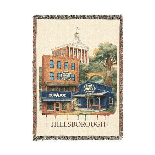 Hillsborough Landmark Woven Blanket