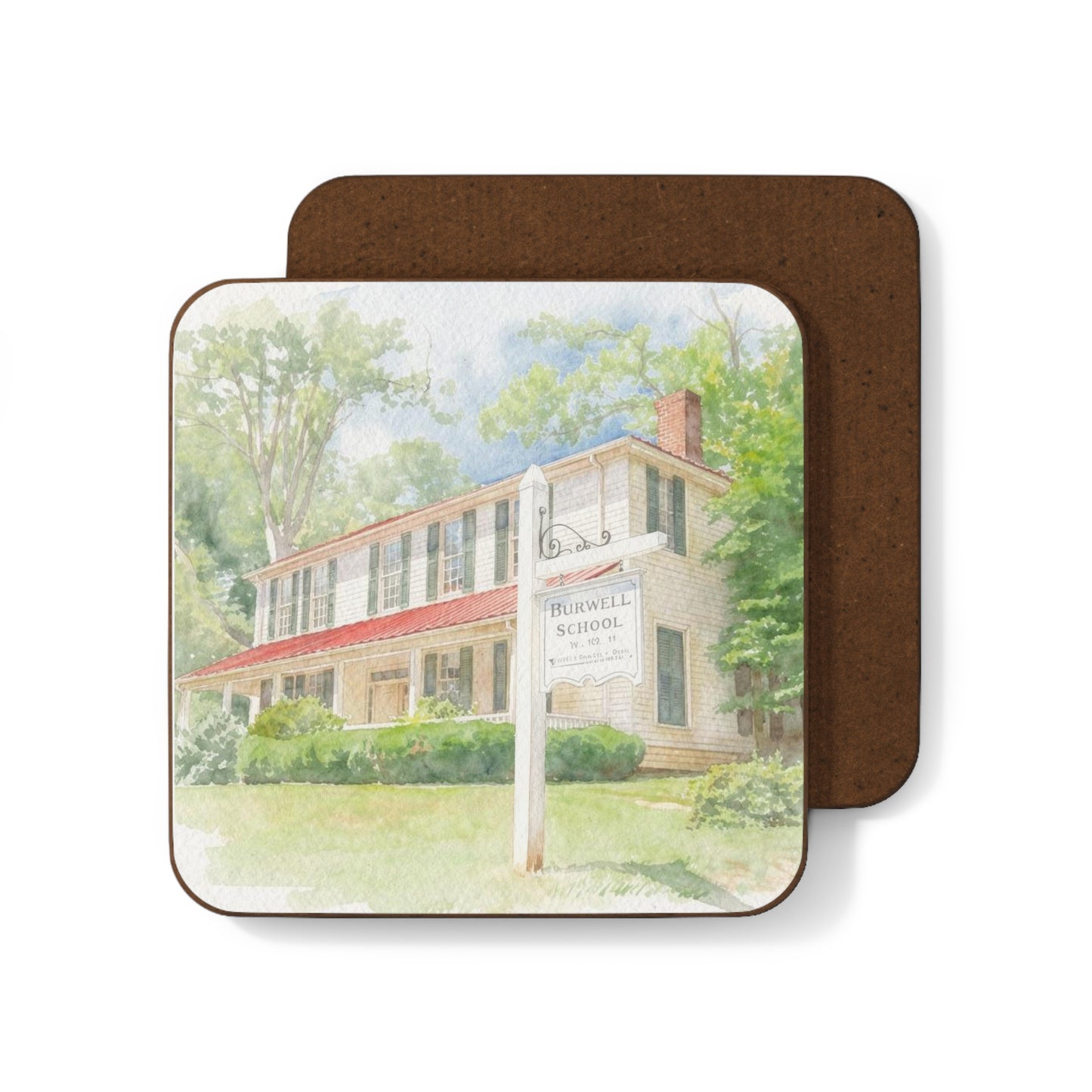 Hillsborough, NC Coasters (set of 4)