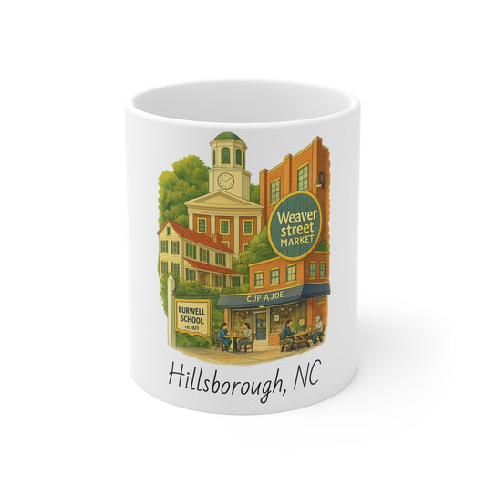 Hillsborough, NC • 11 oz Ceramic Mug