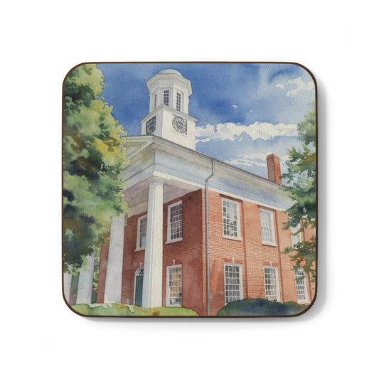 Hillsborough, NC • Old Courthouse Watercolor Coaster